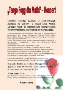 Koncert z okazji Dnia Matki w Komornikach