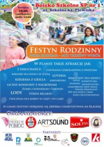 Zapraszamy na Festyn Rodzinny w Plewiskach