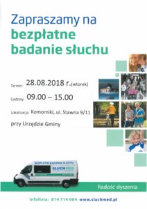 Bezpłatne badanie słuchu