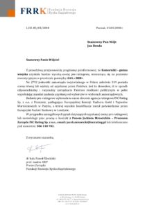 Komorniki z wysoką ocena pre-ratingową