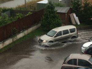 Deszczowo w Plewiskach