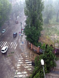 Efekt wczorajszej burzy - spore zniszczenia