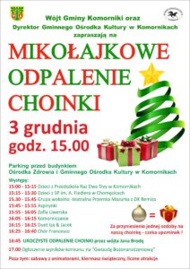 Mikołajkowe Odpalenie Choinki w Komornikach