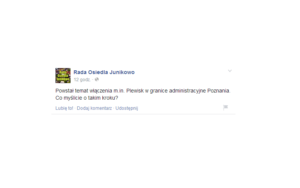 Plewiska przyłączone do Poznania?