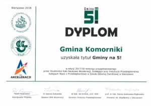 Komorniki Gminą na 5