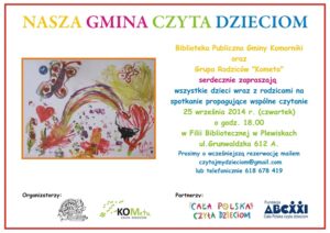 Nasza Gmina Czyta Dzieciom - 25 września