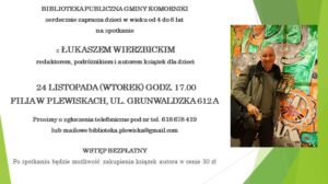 Spotkanie autorskie z Łukaszem Wierzbickim