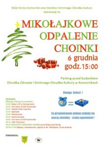 Mikołajkowe odpalenie choinki
