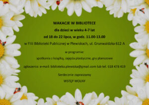 Wakacje w bibliotece