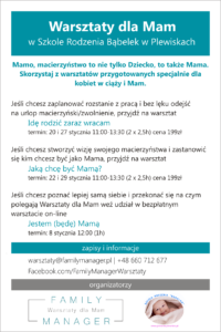 Szkoła Rodzenia w Plewiskach - Bezpłatne zajęcia