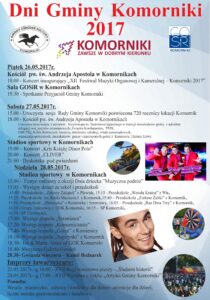 XII Ogólnopolski Festiwal Muzyki Organowej i Kameralnej oraz Dni Gminy Komorniki