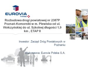 Przebudowa ul. Grunwaldzkiej w Plewiskach - Komorniki.pl