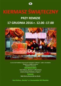 Świąteczny kiermasz w Plewiskach