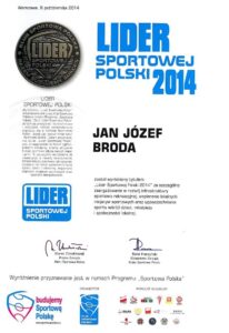 Wójt Jan Broda „Liderem Sportowej Polski 2014”