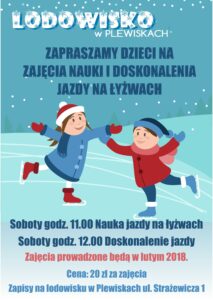 Zajęcia z jazdy na łyżwach w Plewiskach