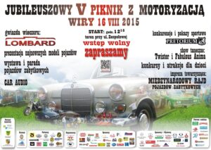 16 sierpnia - V Piknik z Motoryzacją we Wirach