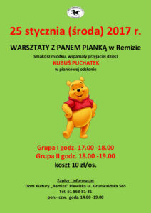 Warsztaty z Panem Pianką