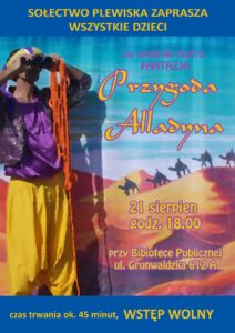 Przygoda Alladyna - przedstawienie 21 sierpnia w Bibliotece