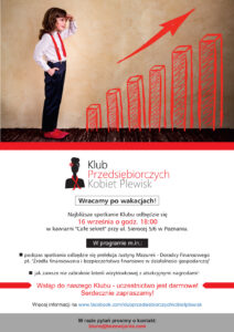Wrześniowe spotkanie Klubu Przedsiębiorczych Kobiet Plewisk
