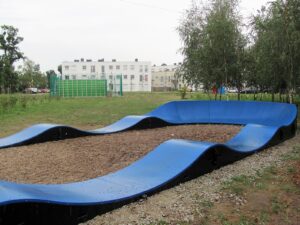 Pumptrack w Plewiskach gotowy!