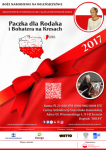 Paczka dla Rodaka i Bohatera na Kresach – Boże Narodzenie 2017