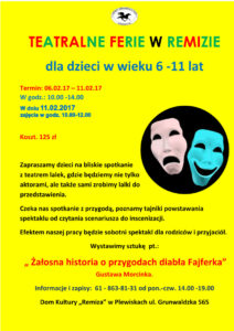 Teatralne ferie w Remizie