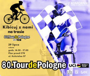 Tour de Pologne 2023 zawita do gminy Komorniki