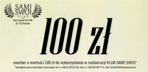 Przypominamy o konkursie. Do wygrania kolacja za 100 zł!