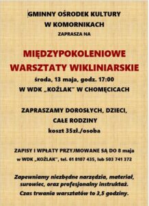 Międzypokoleniowe Warsztaty Wikliniarskie