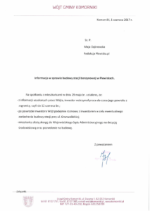 Stacja Benzynowa - Stanowisko Wójta